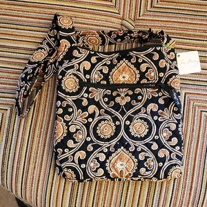 NWT Vera Bradley Women's Caffe Latte Hipster Shoulder Bag